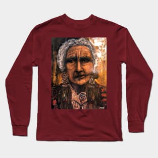 Smoking grandma Long Sleeve T-Shirt